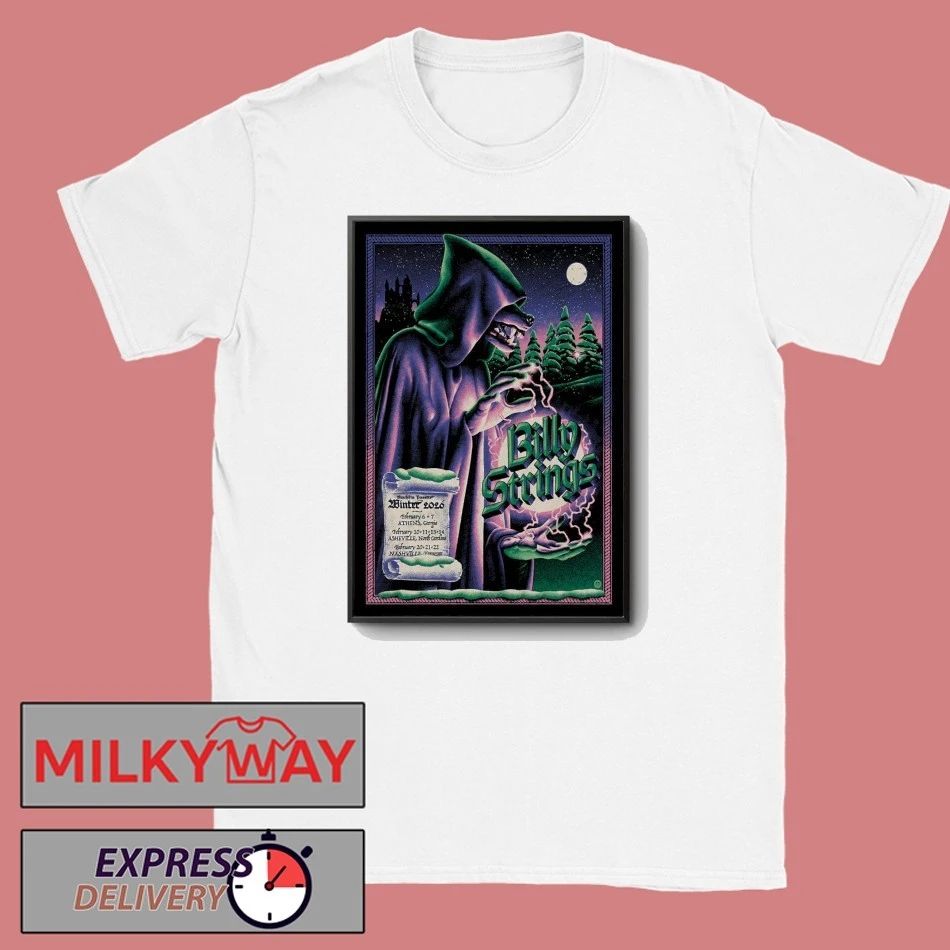 Billy Strings Akins Ford Arena Feb 7, 2026 Concert Poster shirt