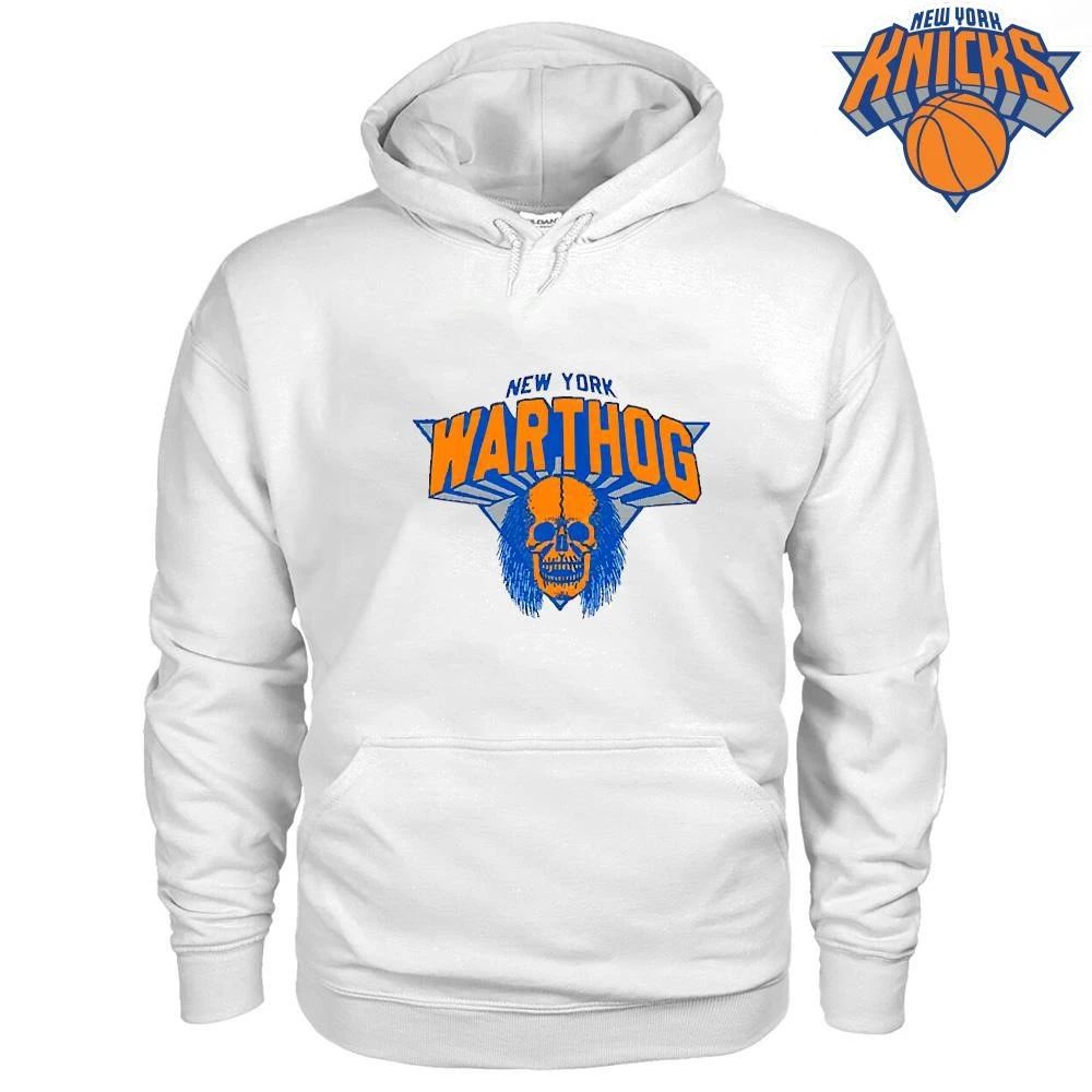 New York Knicks Warthog Skull Basketball T Shirt