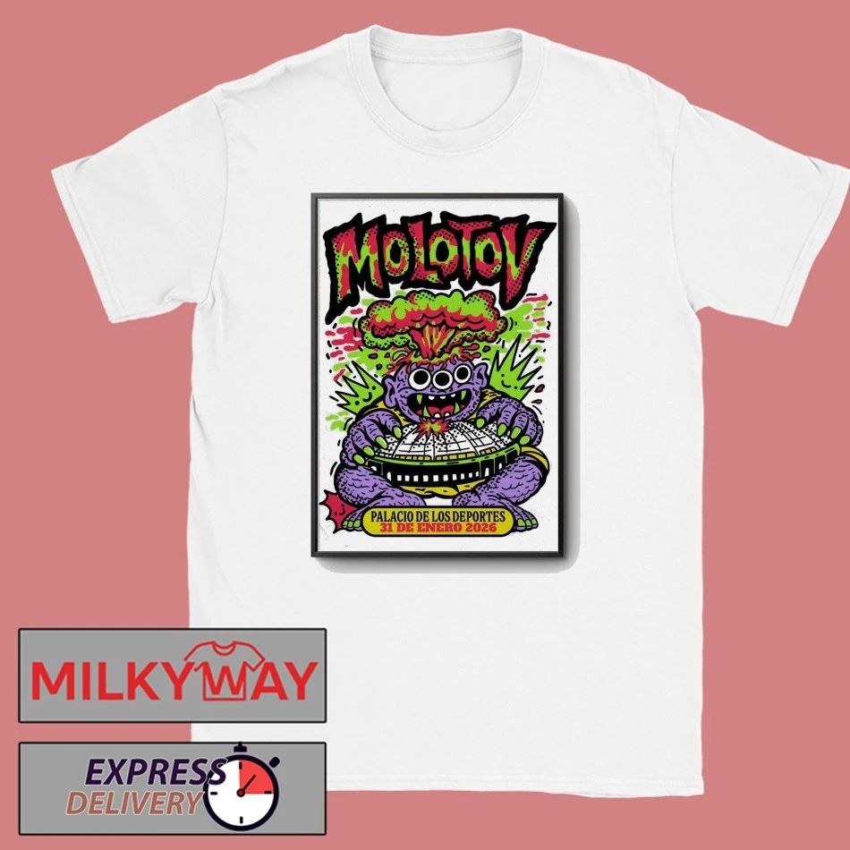 Molotov Jan 31 2026 Palacio De los Deportes in Mexico Poster shirt