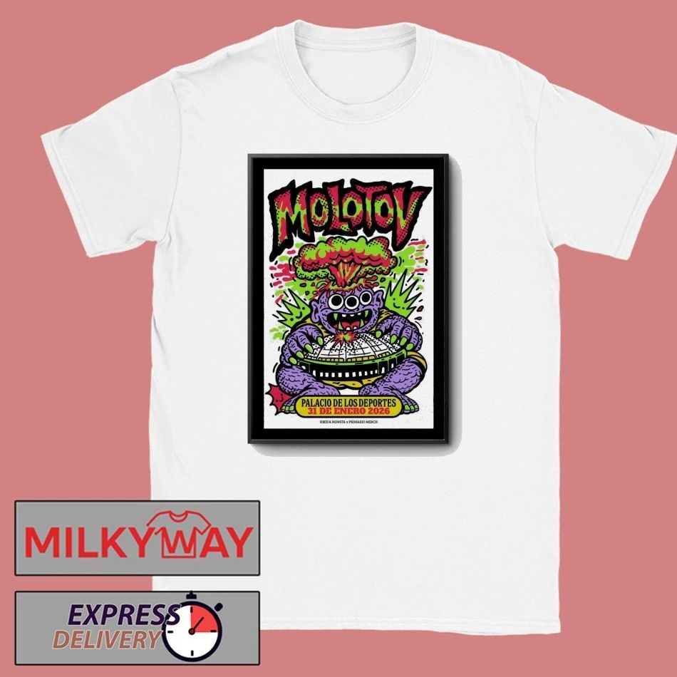 Molotov Jan 31 2026 Palacio De Los Deportes Mexico City, MX Poster shirt