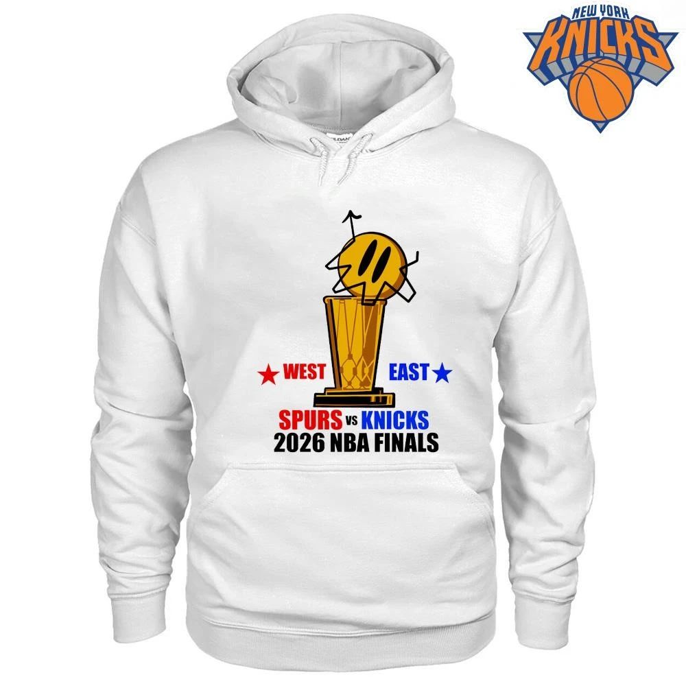 NBA Finals 2026 Game 1 San Antonio Spurs vs New York Knicks West vs East Larry O’Brien Trophy Graphic Shirt