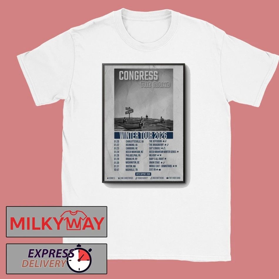 Congress Band Tour 2026 Poster shirt