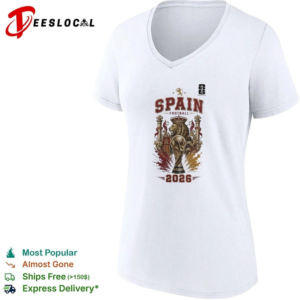 Spain Football World Cup 2026 Soccer T-shirt