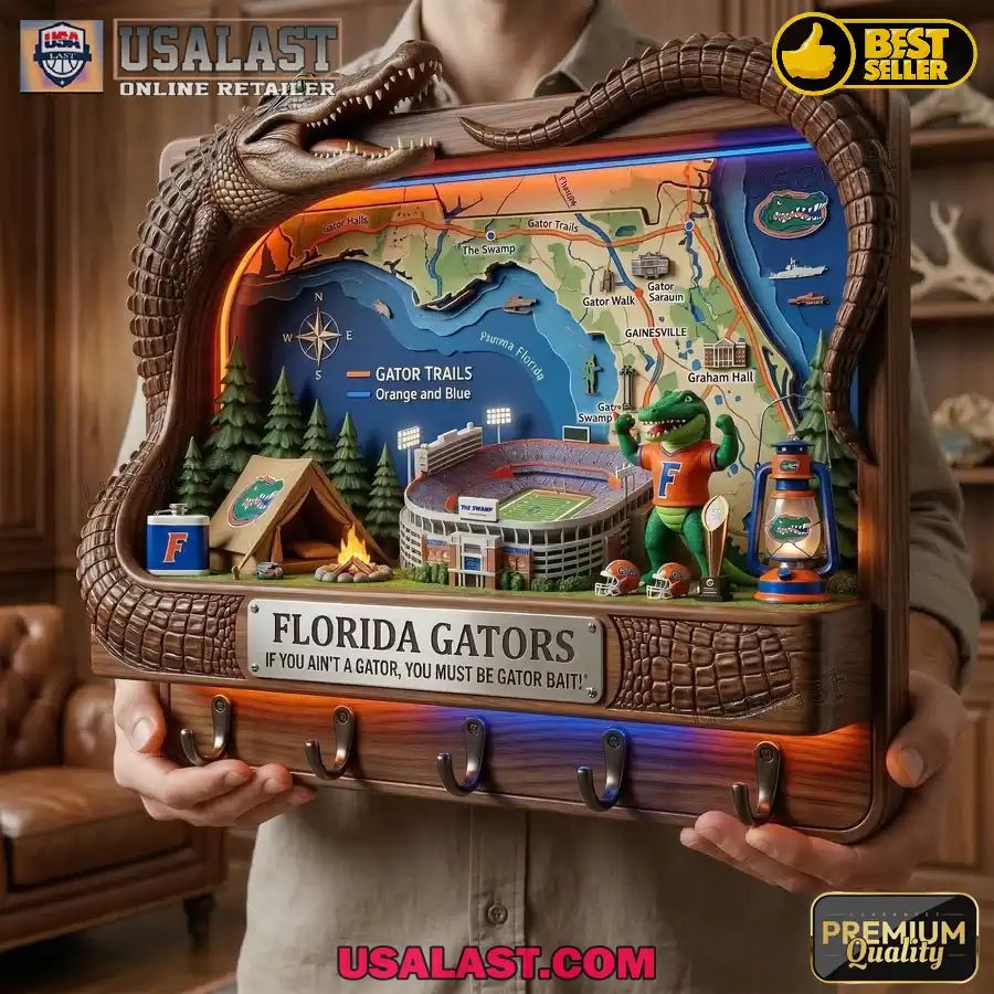 Florida Gators Premium Wall Key Holder