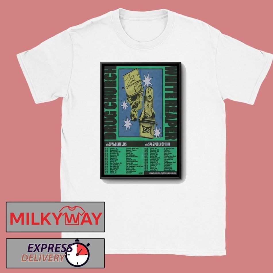 Drug Church Poster Spring 26 Tour shirt