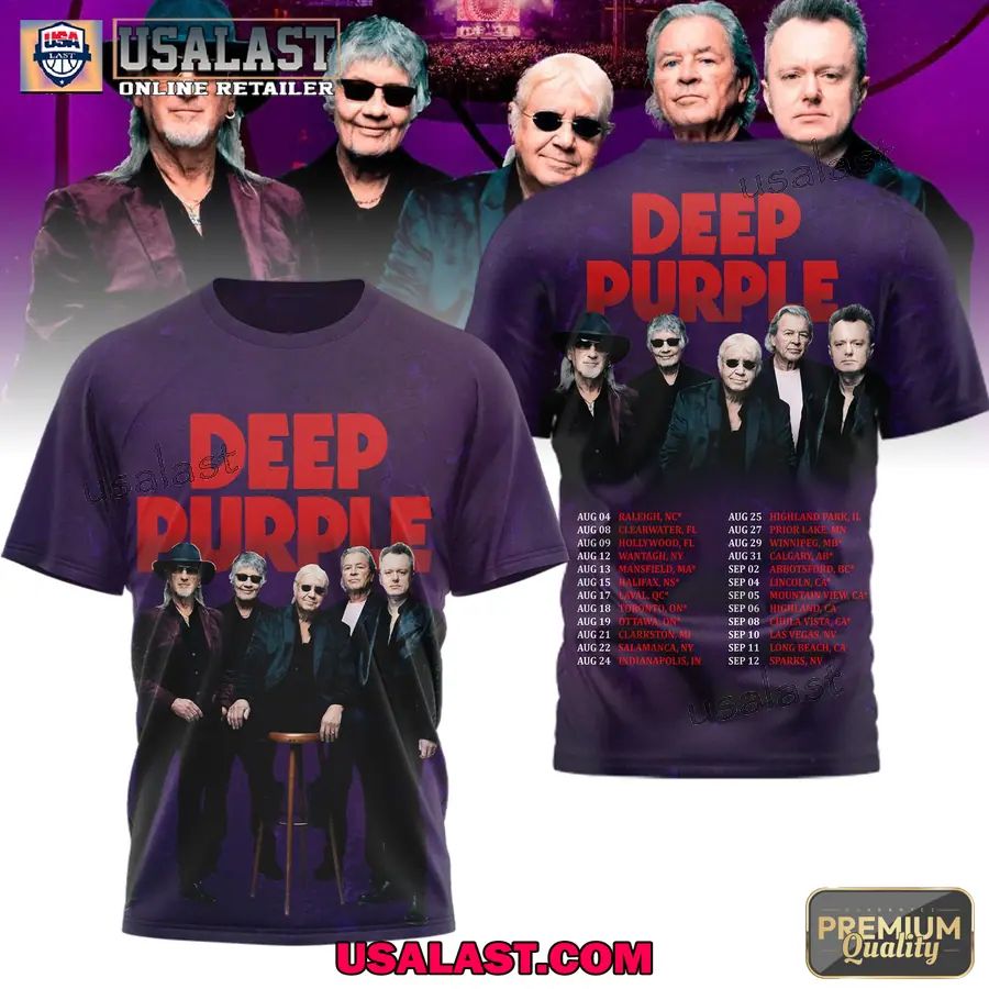 Deep Purple North American Tour 2026 Shirt