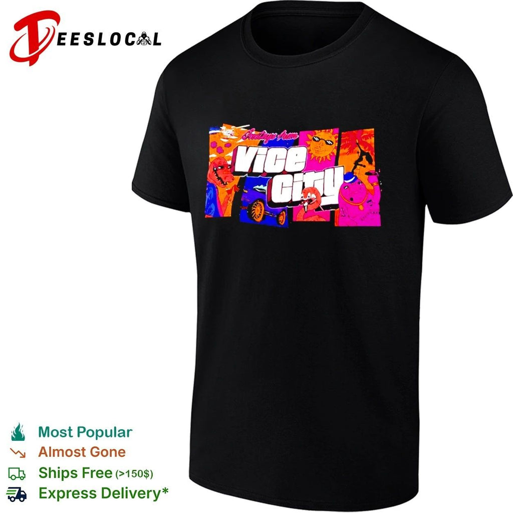 Lucia Greetings from Vice City GTA 6 Grand Theft Auto T-shirt