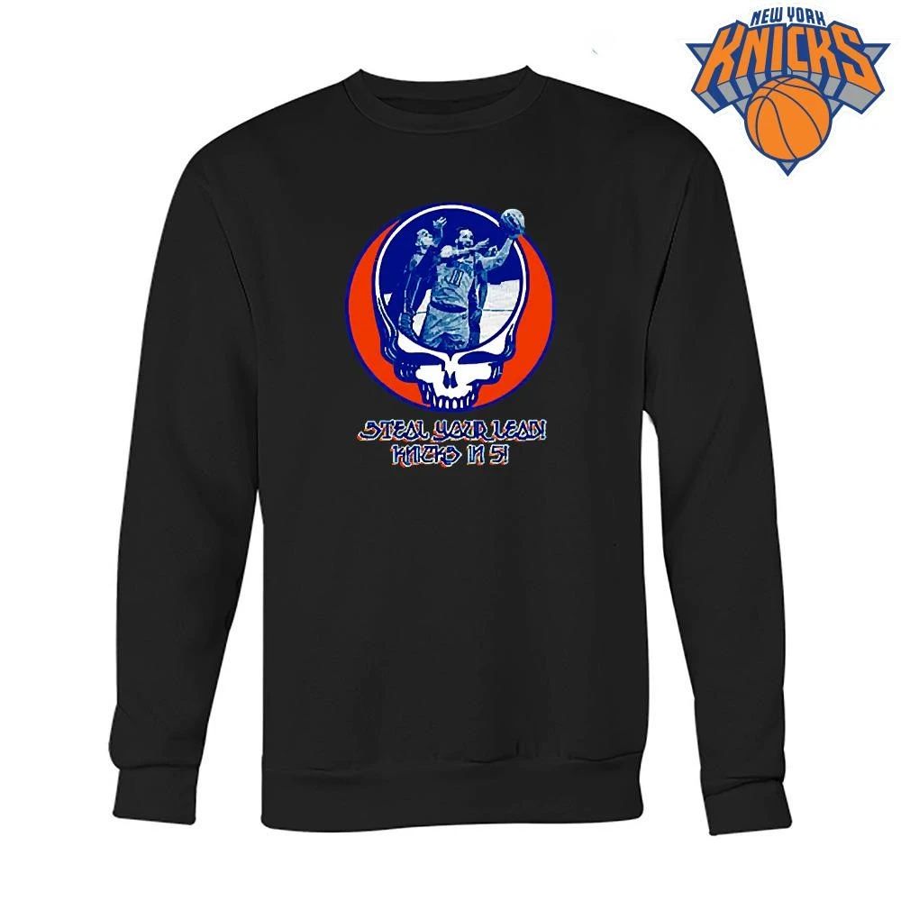 New York Knicks Champions NBA 2026 Grateful Dead Steal Your Lead Shirt