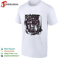 Jean-Michel Basquiat Crowned Abstract Face T-shirt