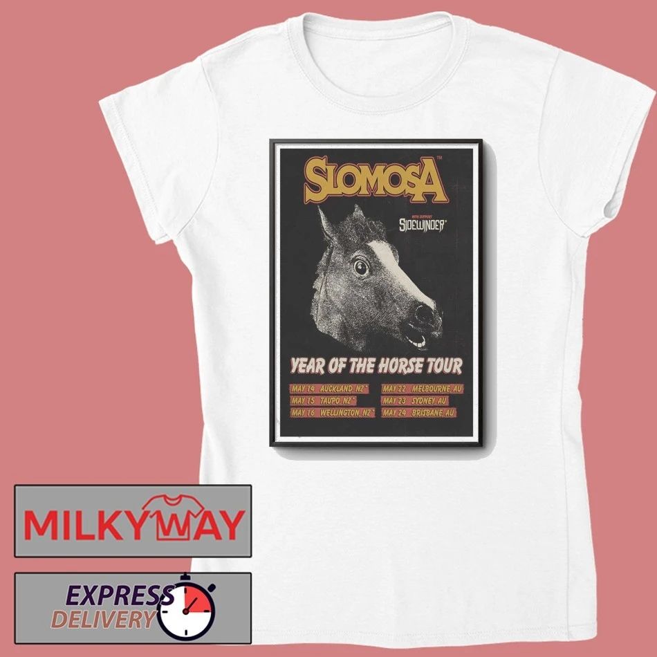 Slomosa Year Of The Horse 2026 Tour Poster shirt