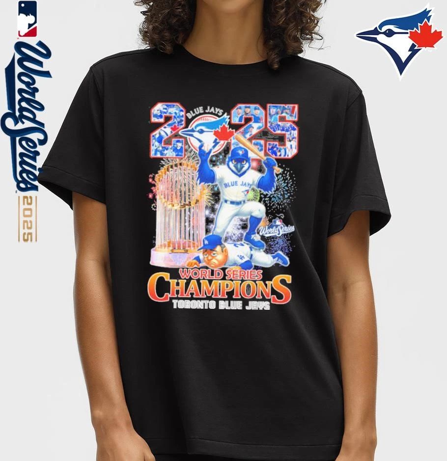 2025 World Series Champions Toronto Blue Jays Mascot T-Shirt