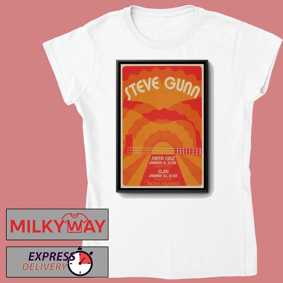 Steve Gunn California 2026 Tour Poster shirt