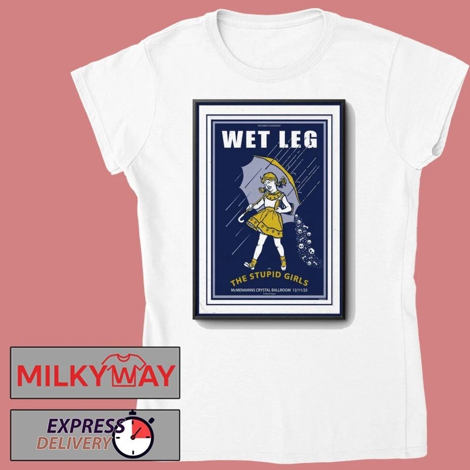 Wet Leg 12 11 2205 Portland OR Poster shirt