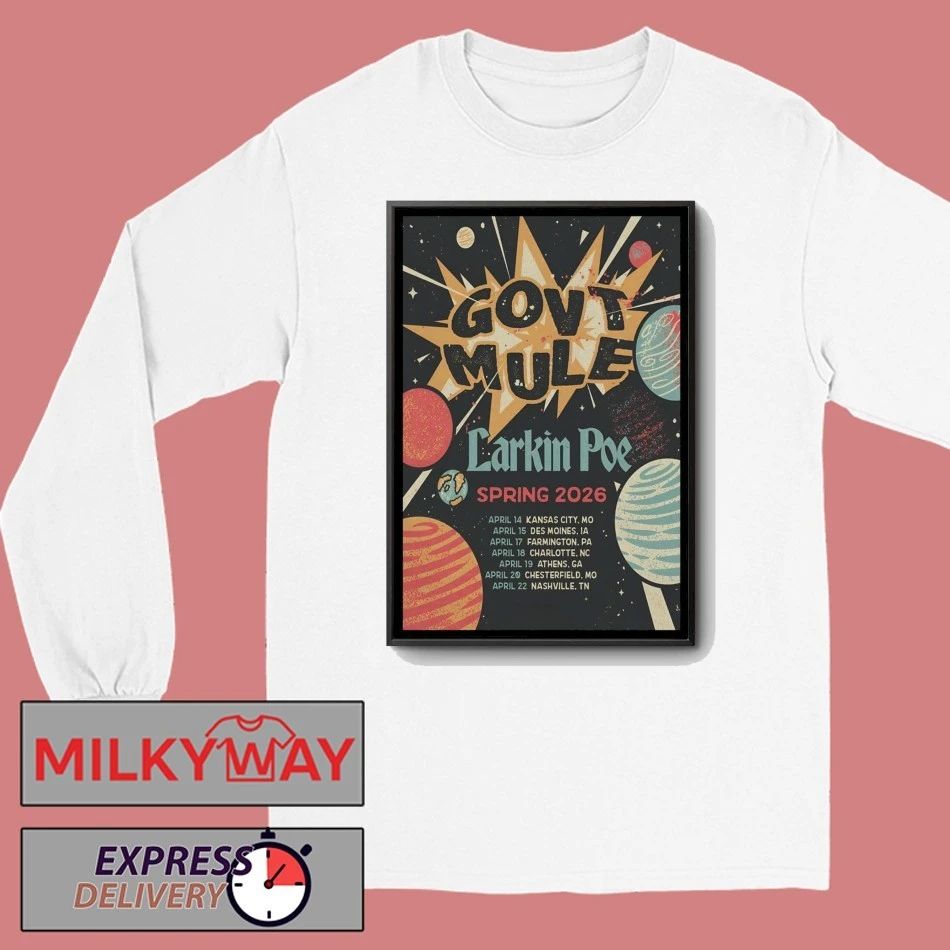 Gov’t Mule Spring 2026 Tour Poster shirt