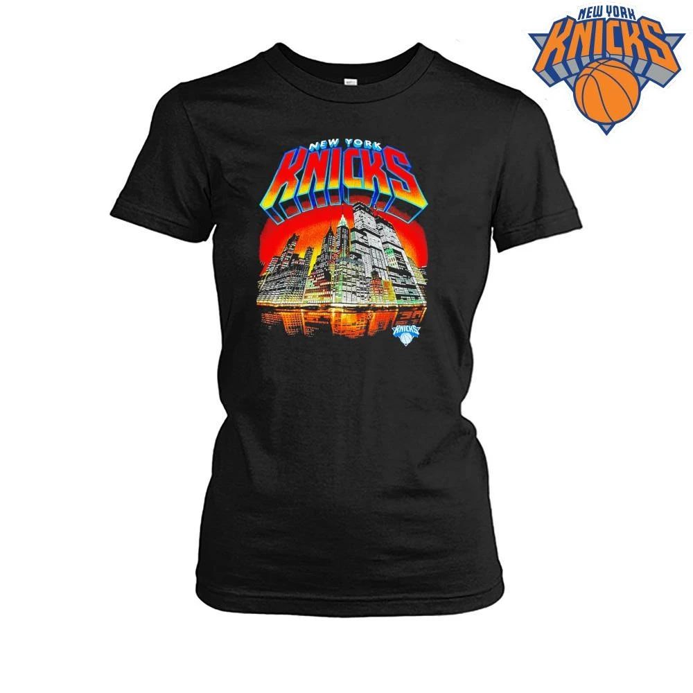 New York Knicks Skyline Cityscape Retro Vintage NBA Finals 2026 Game 1 T Shirt