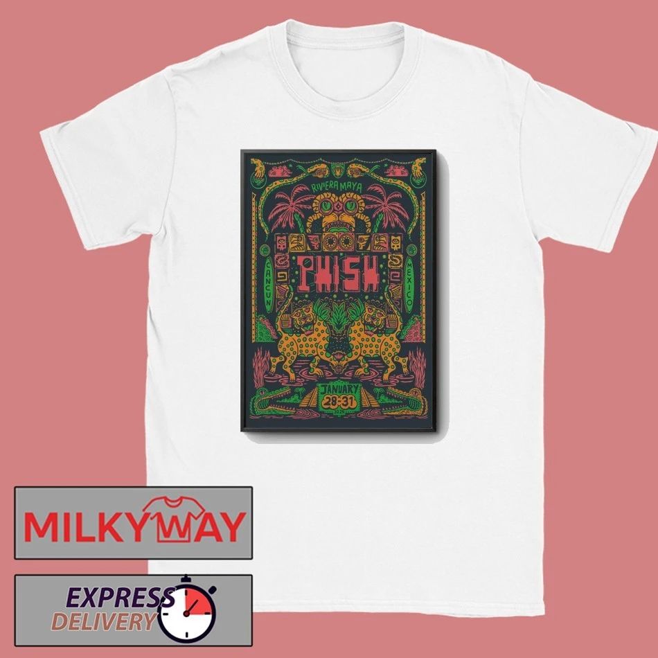 Phish Jan 28-31 2026 At Moon Palace Show Poster shirt