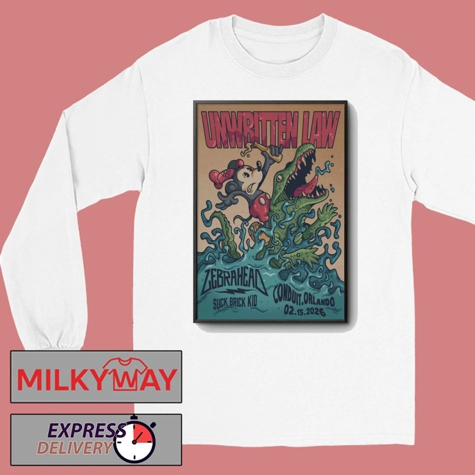 Unwritten Law Feb 15 2026 Aloma Ave In Winter Park FL Poster shirt