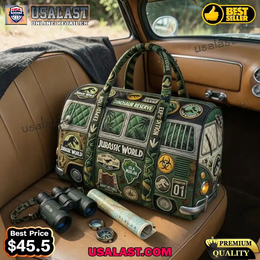 Jurassic World Edition Quilted Duffle Bag