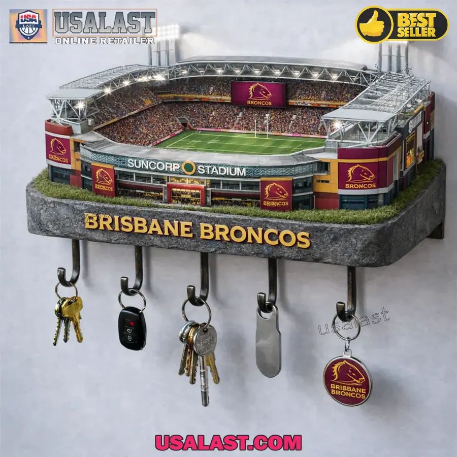 Brisbane Broncos Stadium Wall Key Hanger