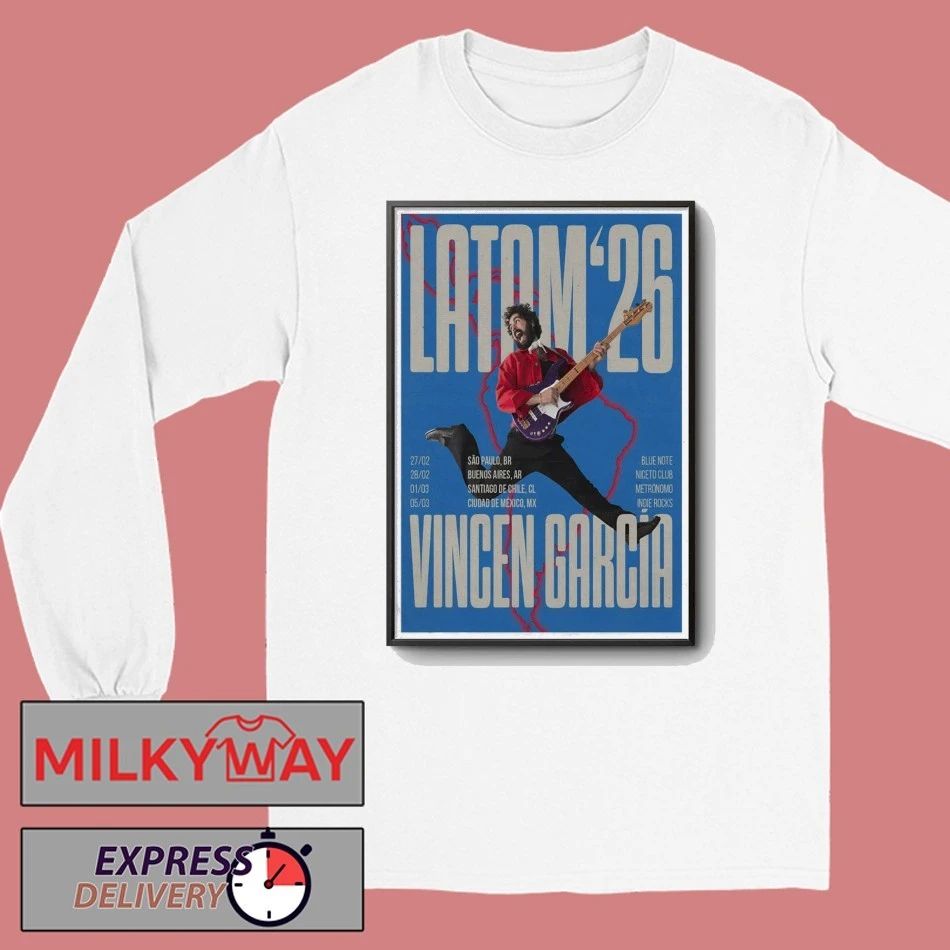 Poster Vencen Garcia Latam Tour 26 shirt