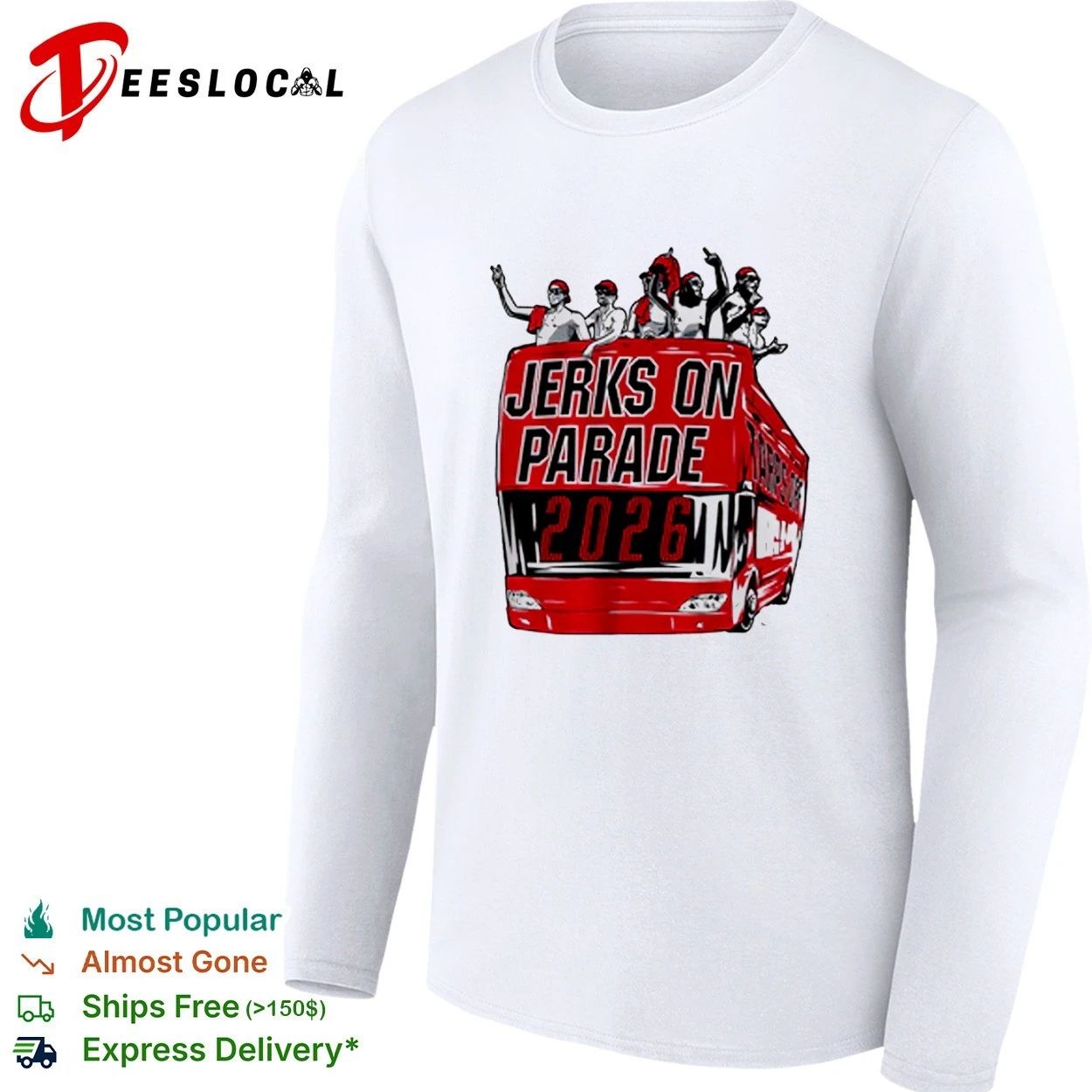 Jerks on Parade 2026 Carolina NHL Hockey T-shirt