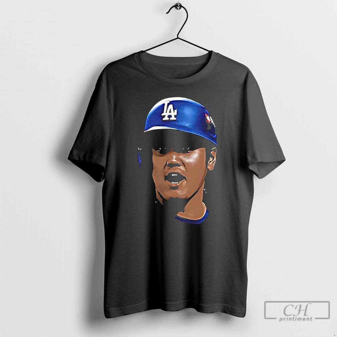 Classic Big Face Shohei Scream La Dodgers T Shirts