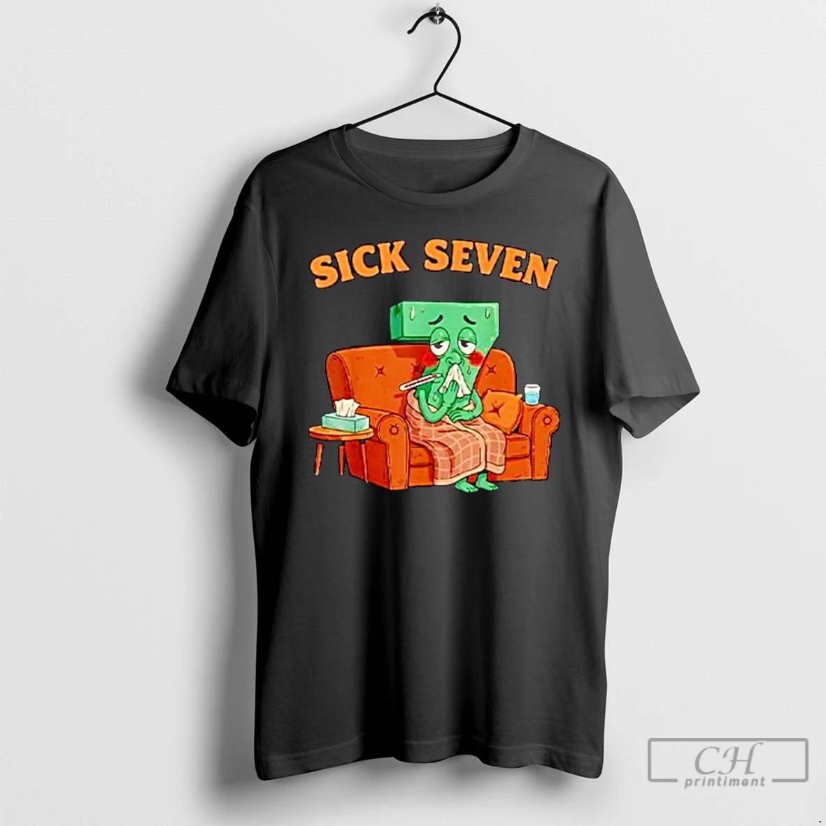 Classic Sick Seven 67 Halloween Costume Fun Wordplay Ornaments T Shirts