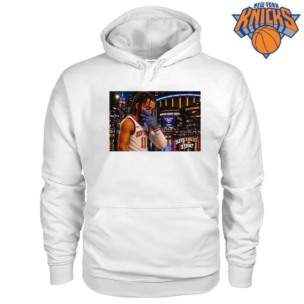 New York Knicks Champions NBA 2026 Jalen Brunson Madison Square Garden Three Point Celebration Shirt