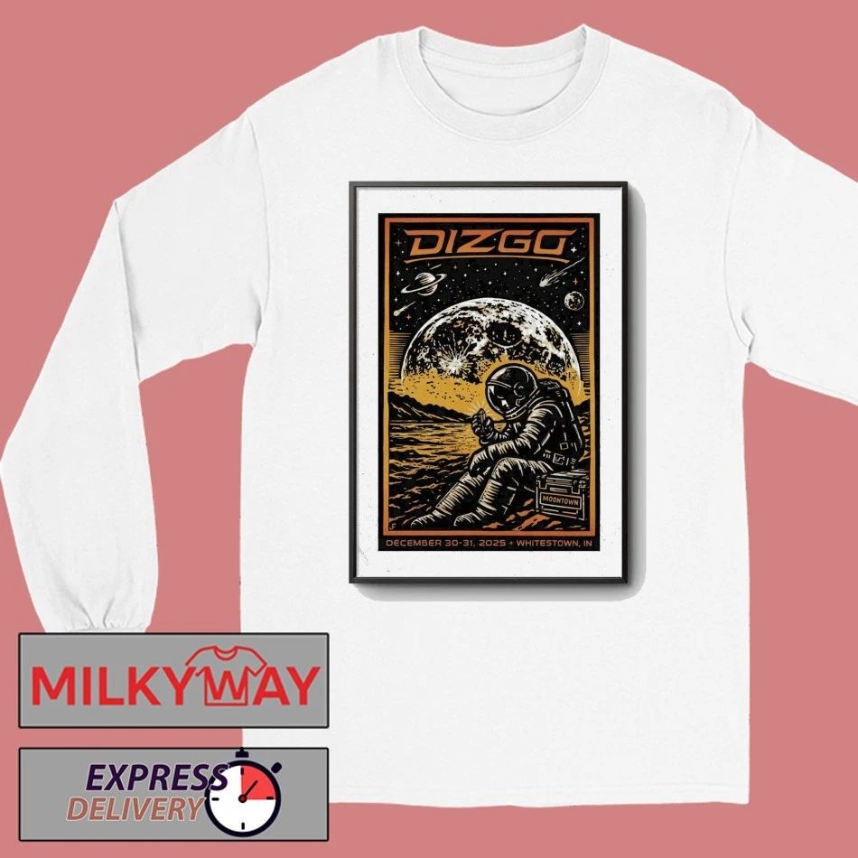 Dizgo Band December 30-31, 2025 Whitestown, IN PosterDizgo Band December 30-31, 2025 Whitestown, IN Poster shirt