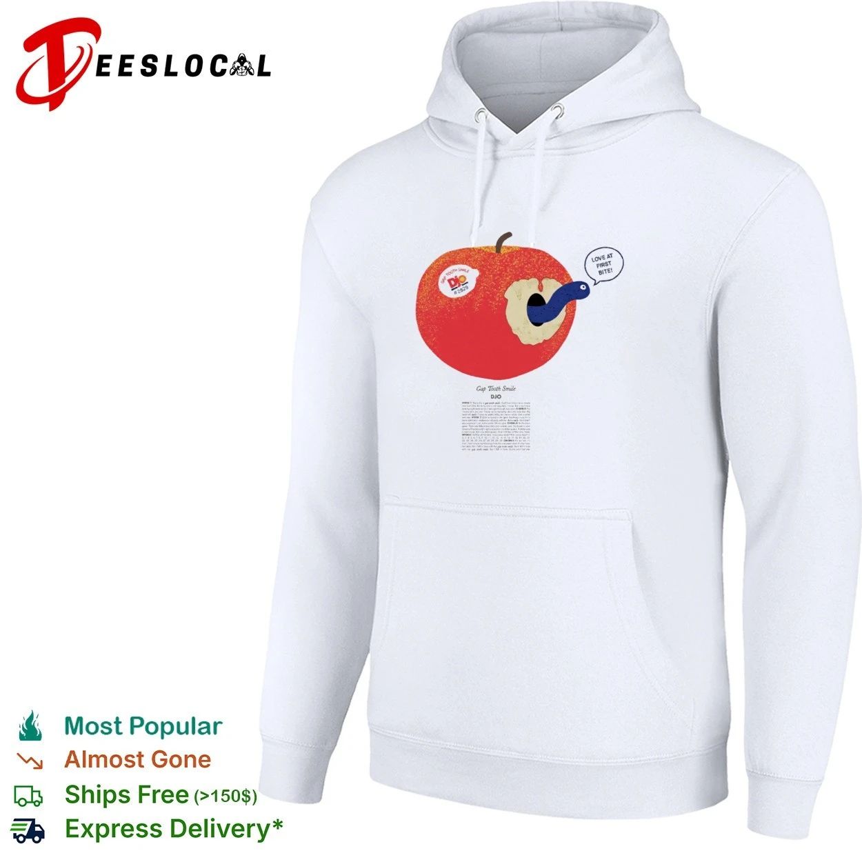 Djo Gap Tooth Smile Love at First Bite T-shirt