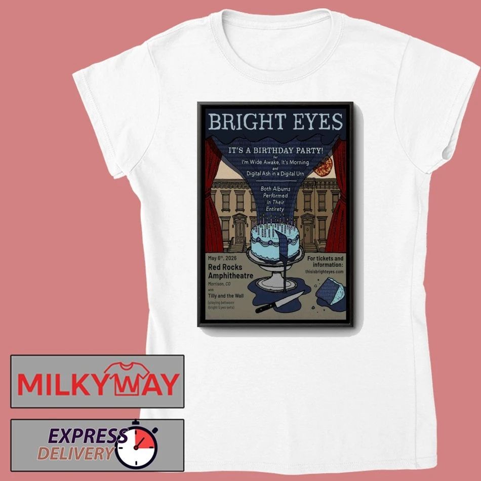Bright Eyes May 6 2026 Red Rocks Show Poster shirt