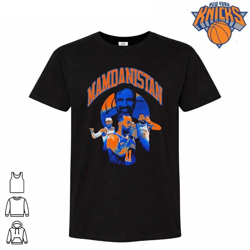 Mamdanistan Jalen Brunson New York Knicks Retro Bootleg NBA Finals 2026 Shirt