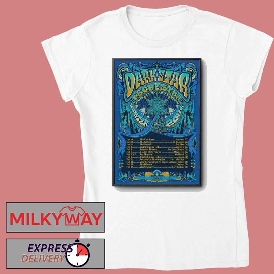 Dark Star Orchestra Winter 2026 Shows Poster shirt