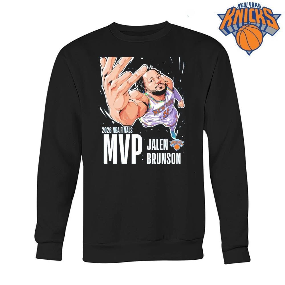 Jalen Brunson 2026 NBA Finals MVP New York Knicks Champions Shirt