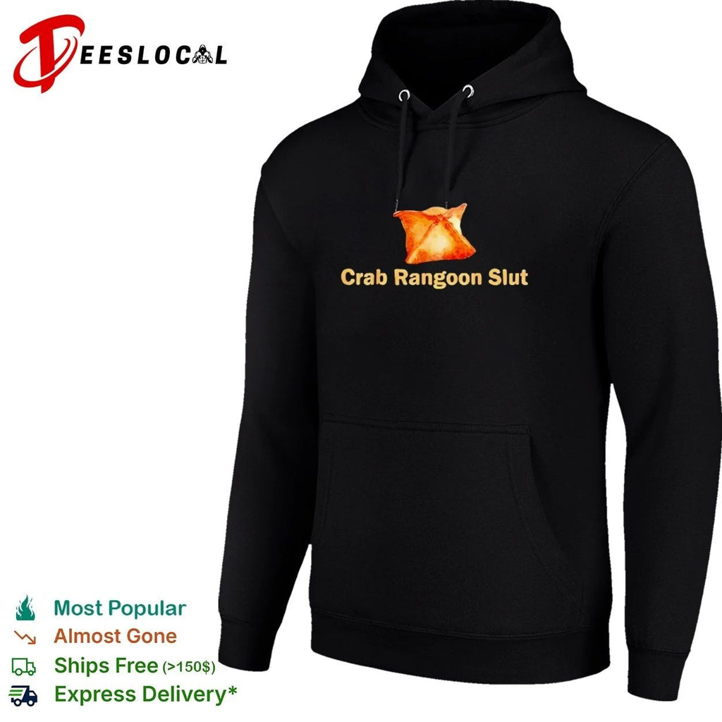 Crab Rangoon Slut funny food chinese takeout T-shirt
