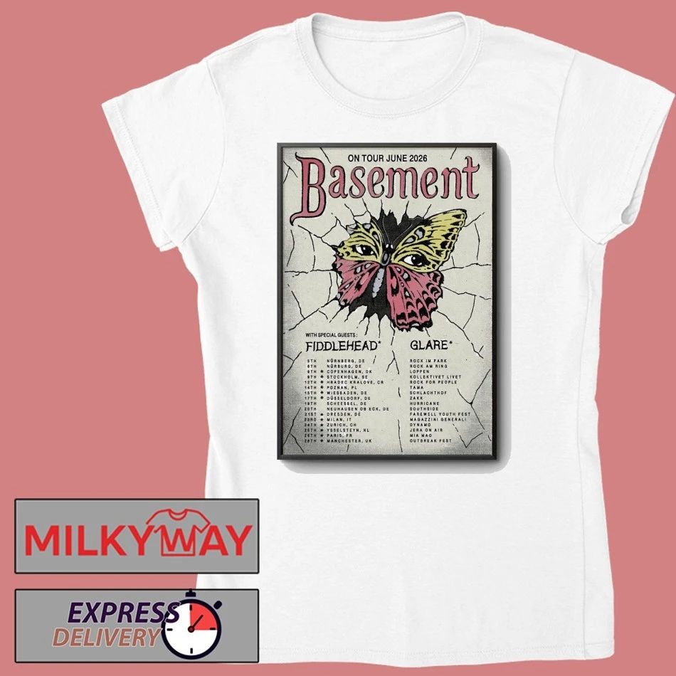 Basement Band On Tour 2026 Poster shirt