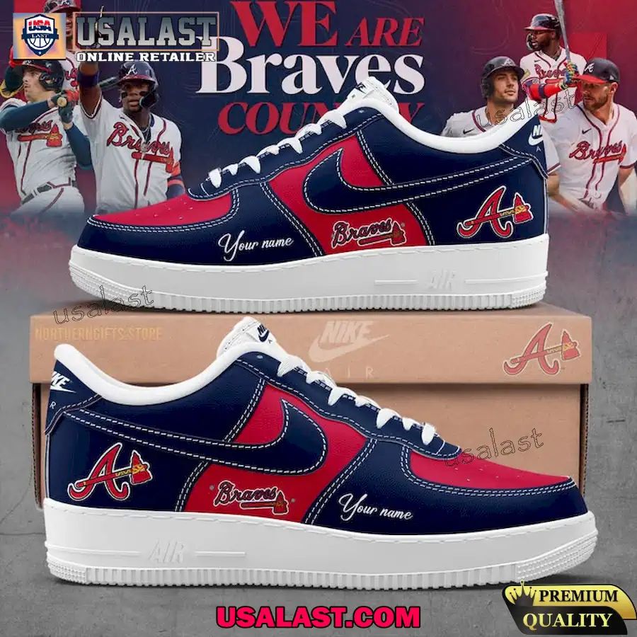 Atlanta Braves Custom Air Force 1 Sneaker 2026