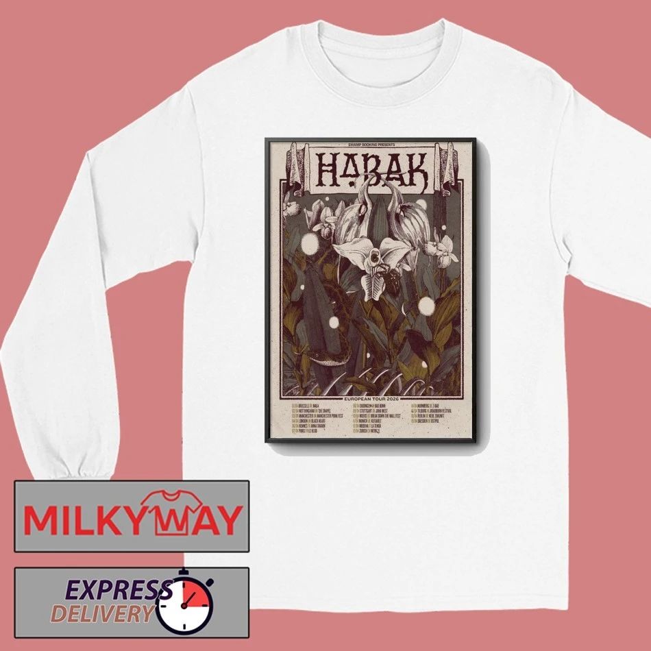 HABAK Tour EU 2026 Poster shirt