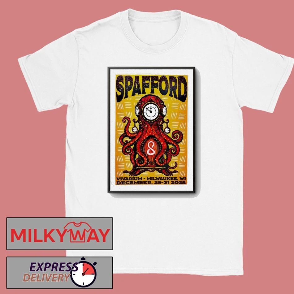 Spafford Dec 29-31 2025 Vivarium In Milwaukee WI Poster shirt