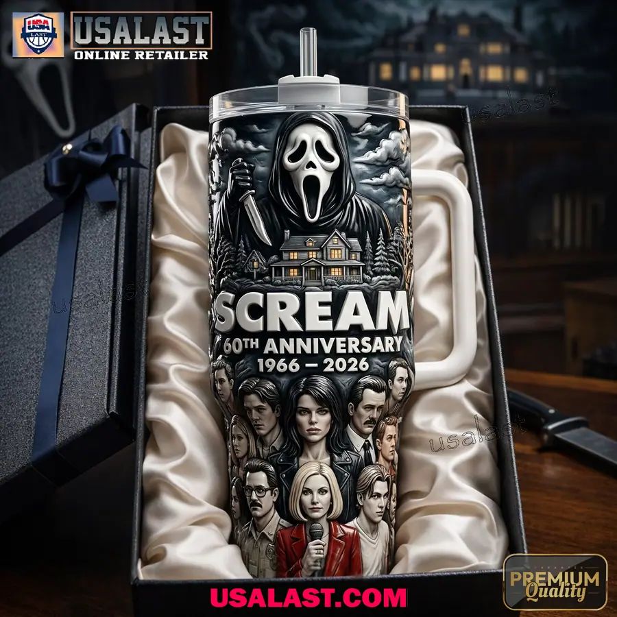 Scream 60th Anniversary 1966-2026 Edition Tumber Cup