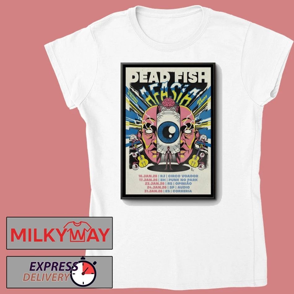 Dead Fish Jan 2026 Tour Poster shirt