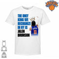 The Only King We Recognize In NY Is Jalen Brunson New York Knicks Basketball Crown NBA Finals 2026 shirt