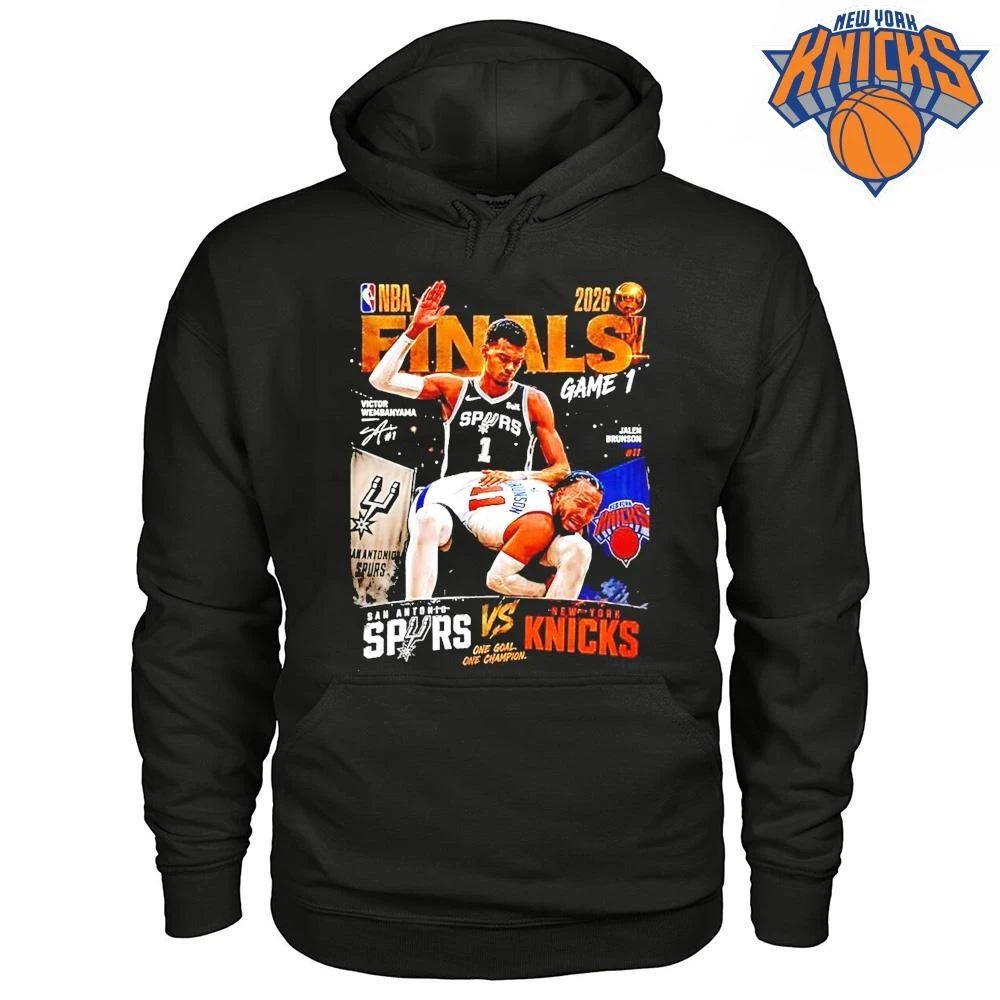 Victor Wembanyama San Antonio Spurs Vs Jalen Brunson New York Knicks 2026 Nba Fianls Meme Shirt