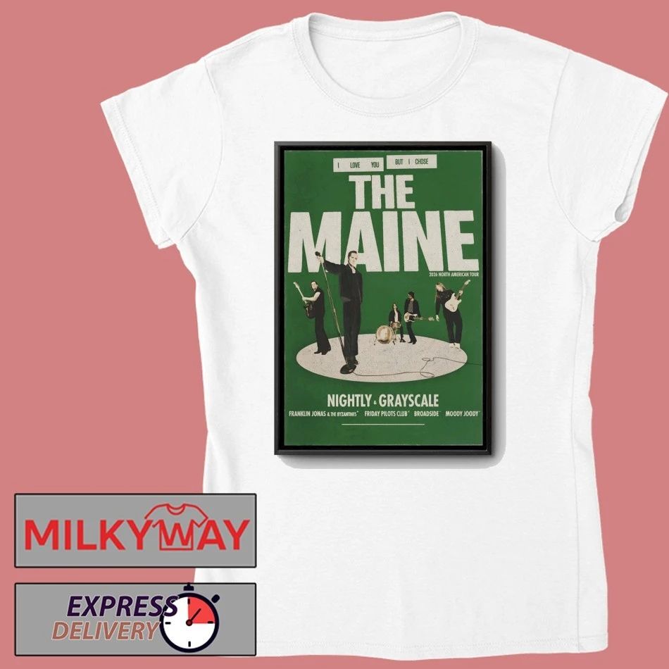The Maine 2026 North American Tour Poster shirt