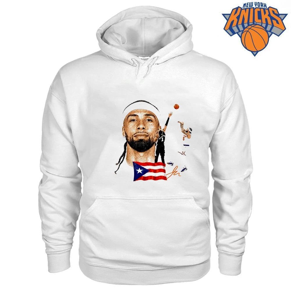 Jose Alvarado New York Knicks Signature Flag 2026 NBA Finals Shirt