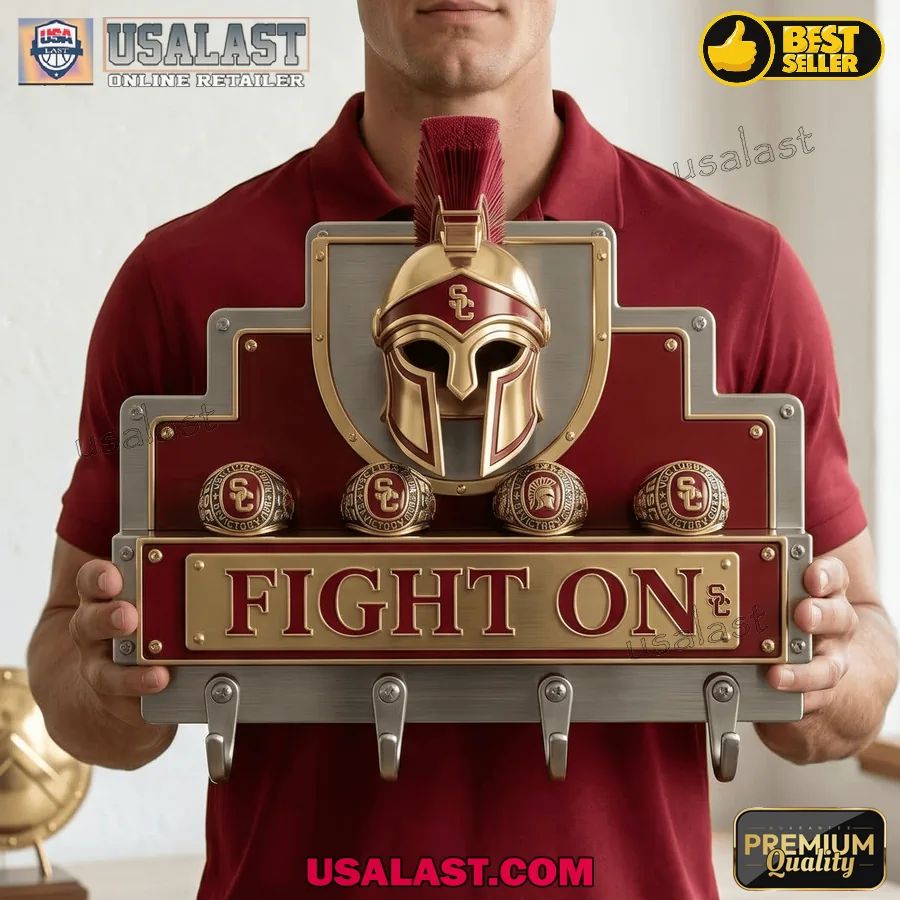 USC Trojans Premium Wall Key Holder