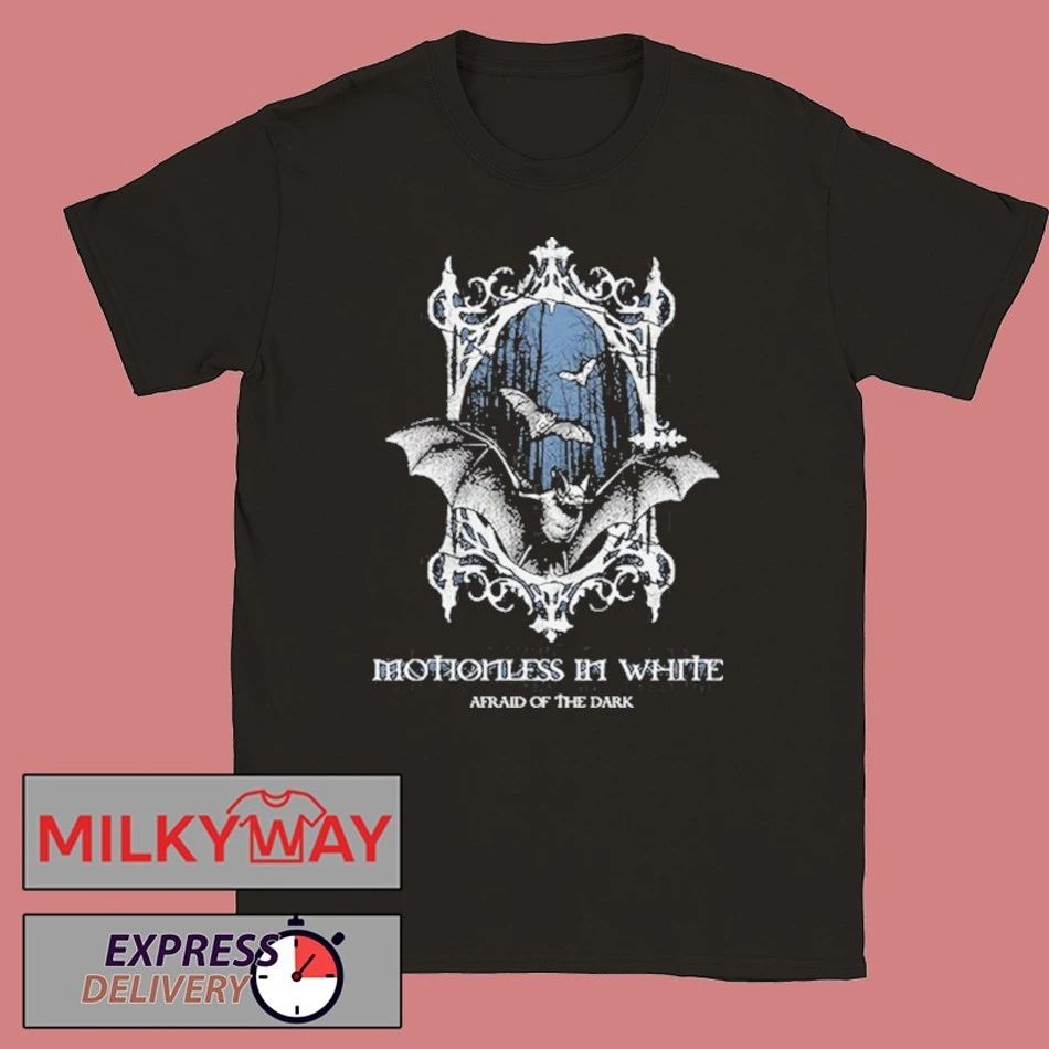 Motionless In White Afraid Of The Dark Bat T-Shirt