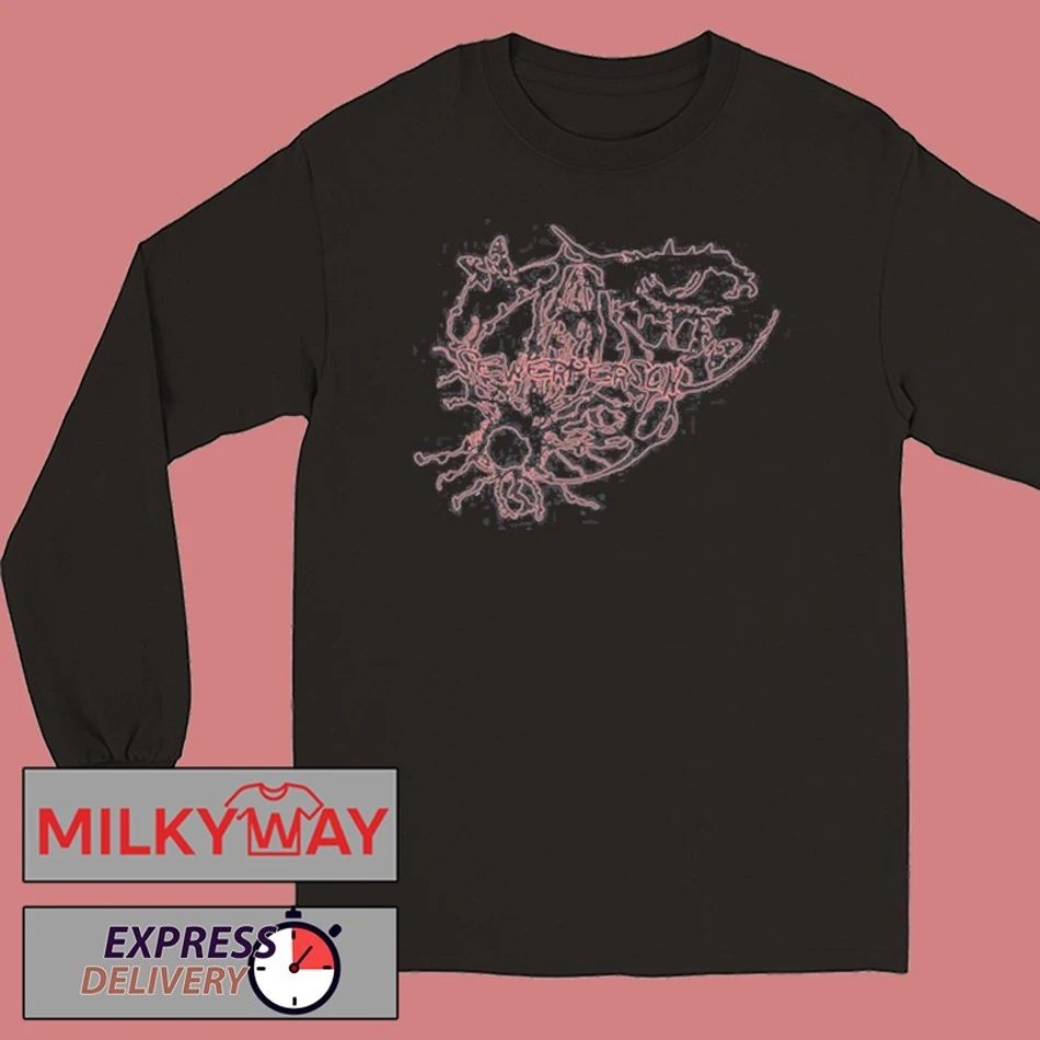 Black And Pink Butterfly Sewerperson shirt