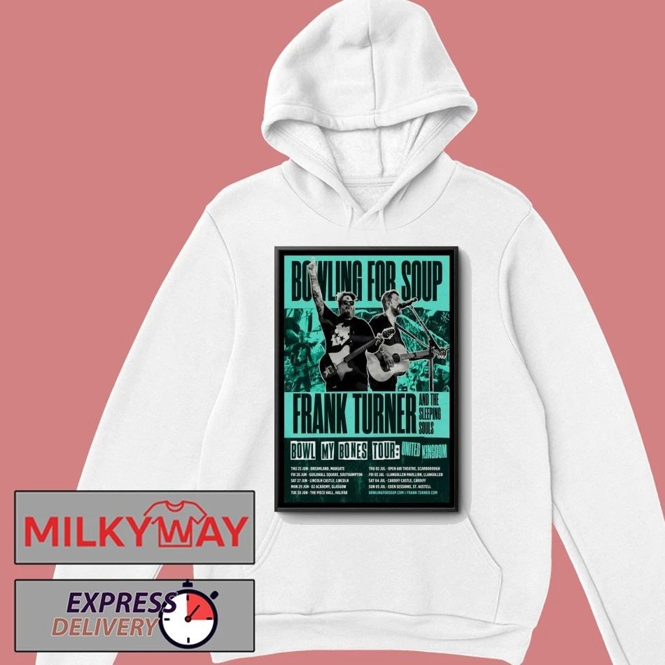 Bowling For Soup Bowl My Bones Tour UK 2026 Poster shirt