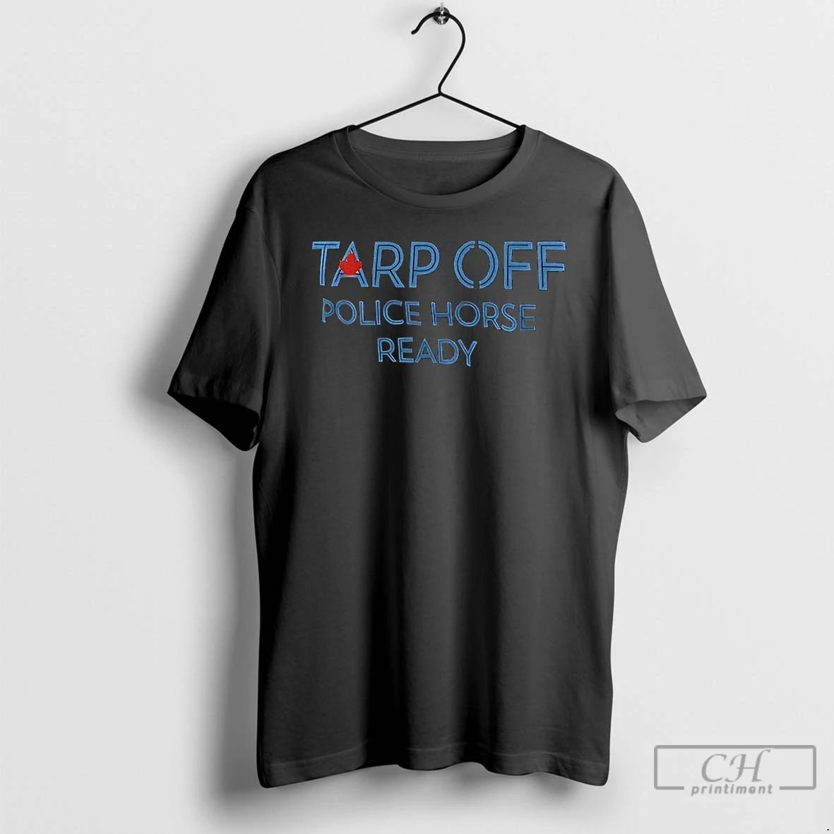 Classic George Springer Tarp Off Police Horse Ready Blue Jays T Shirts